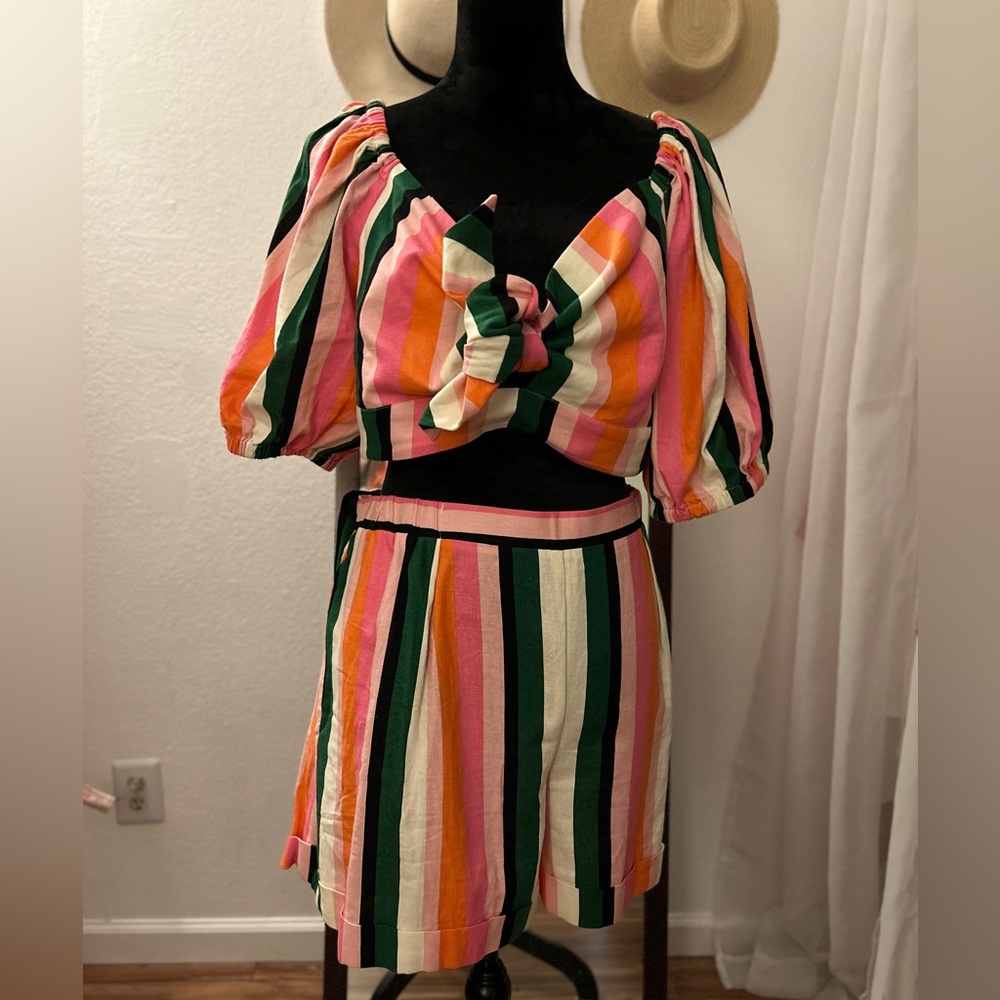 Eloquii MultiColored Two-Piece Set